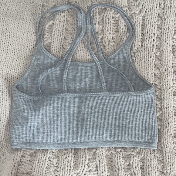 Gray Workout Top - Picture 2 of 3